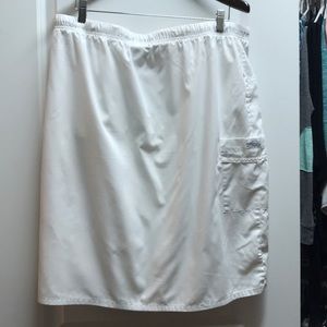 White Scrub Skirt